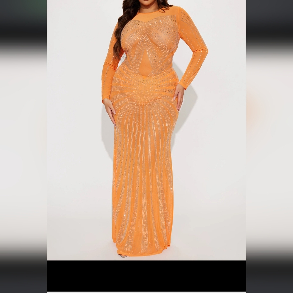 New without tags orange dress